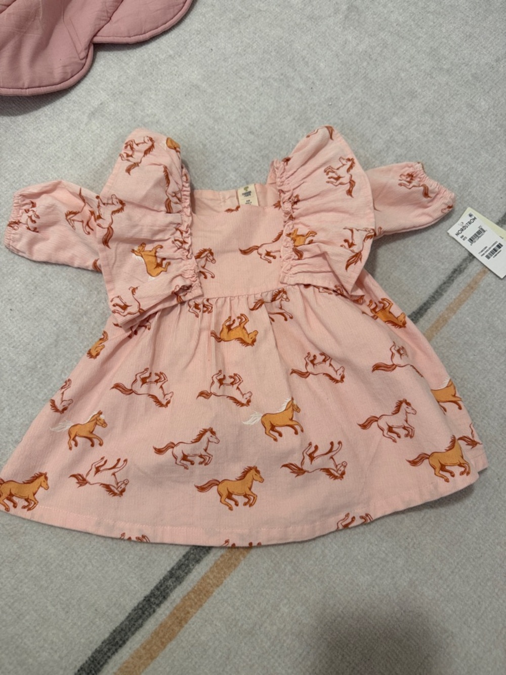 Tucker + Tate Pink Horse Ruffle Dress